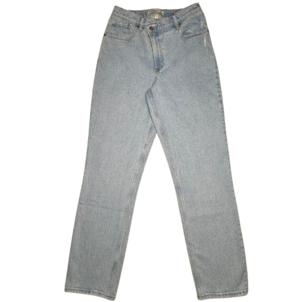 Abercrombie & Fitch Blue Straight Leg Jeans